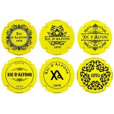 Xic d'Alfons X247324 a X247329 (6 Placas)