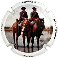 PAUT240159 - Pareja Guardia Civil a Caballo 1970